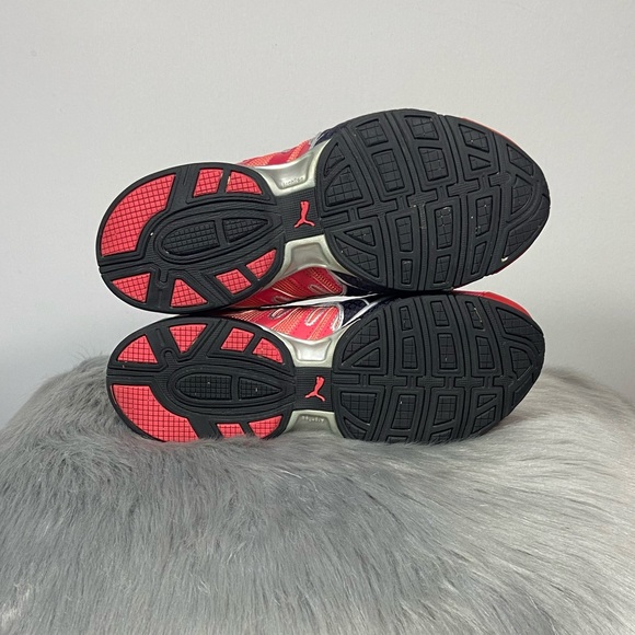 Puma 10 Cell Women Pink Grey Running Shoes - Picture 7 of 8